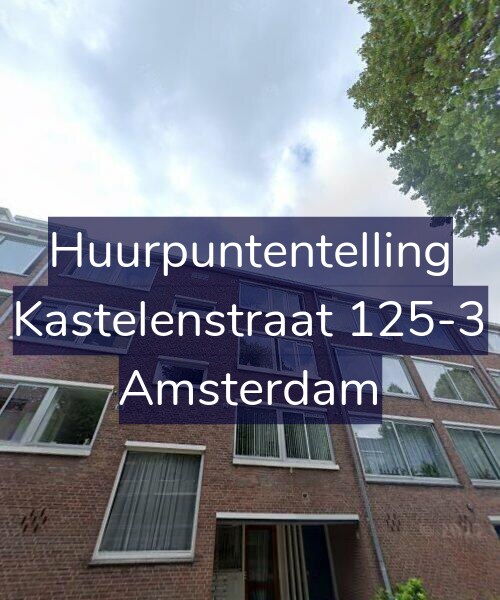 Foto gevel Huurpuntentelling voor Kastelenstraat 125-3, Amsterdam