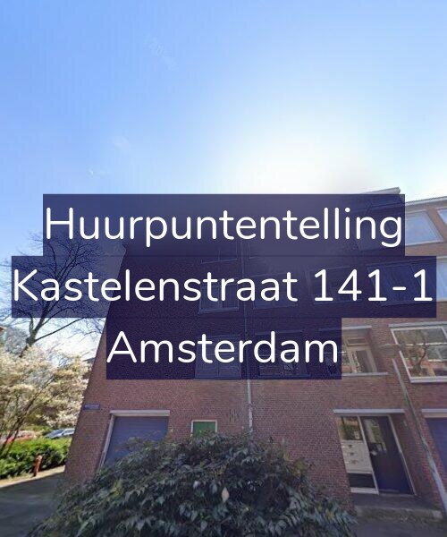 Foto gevel Huurpuntentelling voor Kastelenstraat 141-1, Amsterdam