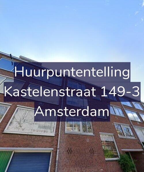 Foto gevel Huurpuntentelling voor Kastelenstraat 149-3, Amsterdam