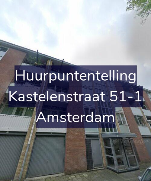 Foto gevel Huurpuntentelling voor Kastelenstraat 51-1, Amsterdam
