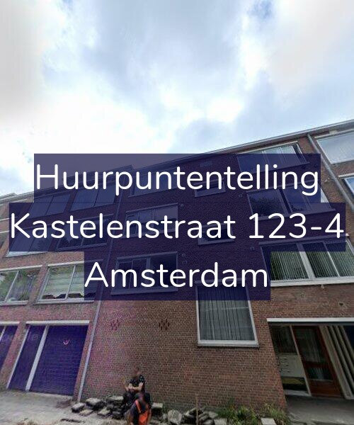 Foto gevel Huurpuntentelling voor Kastelenstraat 123-4, Amsterdam