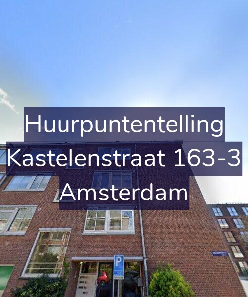 Foto gevel Huurpuntentelling voor Kastelenstraat 163-3, Amsterdam