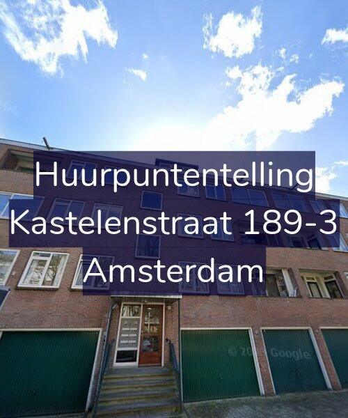 Foto gevel Huurpuntentelling voor Kastelenstraat 189-3, Amsterdam