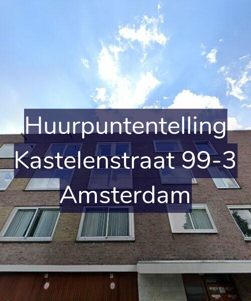 Foto gevel Huurpuntentelling voor Kastelenstraat 99-3, Amsterdam