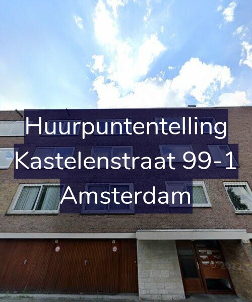 Foto gevel Huurpuntentelling voor Kastelenstraat 99-1, Amsterdam