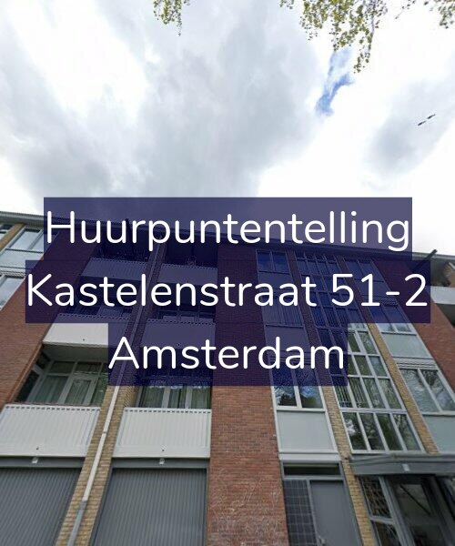 Foto gevel Huurpuntentelling voor Kastelenstraat 51-2, Amsterdam