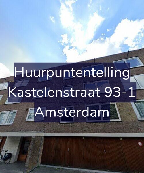 Foto gevel Huurpuntentelling voor Kastelenstraat 93-1, Amsterdam