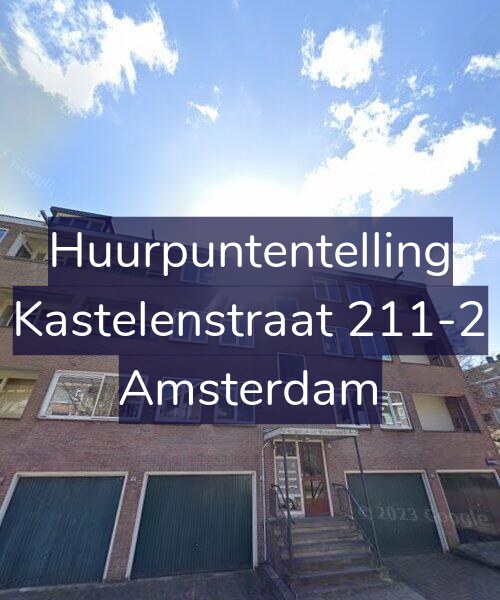 Foto gevel Huurpuntentelling voor Kastelenstraat 211-2, Amsterdam