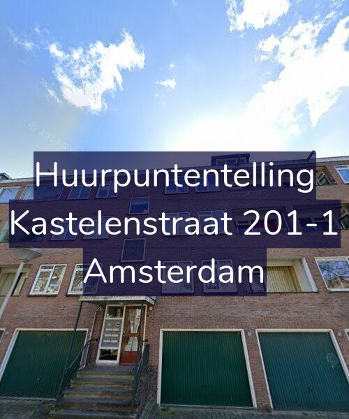 Foto gevel Huurpuntentelling voor Kastelenstraat 201-1, Amsterdam