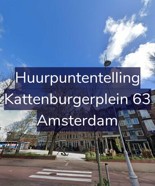 Foto gevel Huurpuntentelling voor Kattenburgerplein 63, Amsterdam