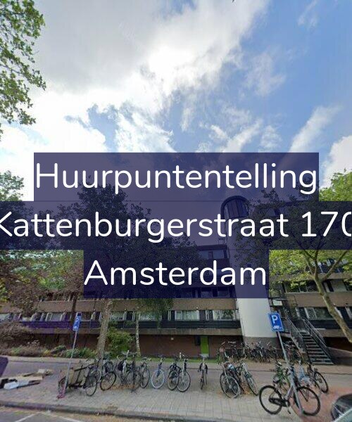Foto gevel Huurpuntentelling voor Kattenburgerstraat 170, Amsterdam
