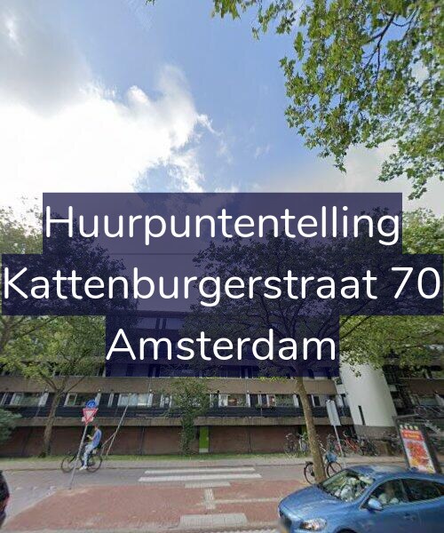 Foto gevel Huurpuntentelling voor Kattenburgerstraat 70, Amsterdam