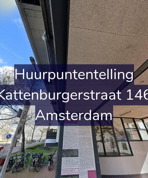 Foto gevel Huurpuntentelling voor Kattenburgerstraat 146, Amsterdam