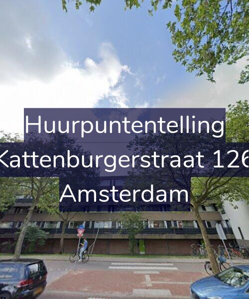 Foto gevel Huurpuntentelling voor Kattenburgerstraat 126, Amsterdam