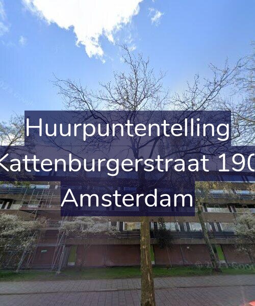 Foto gevel Huurpuntentelling voor Kattenburgerstraat 190, Amsterdam