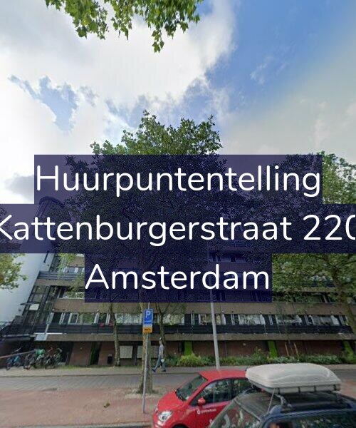 Foto gevel Huurpuntentelling voor Kattenburgerstraat 220, Amsterdam