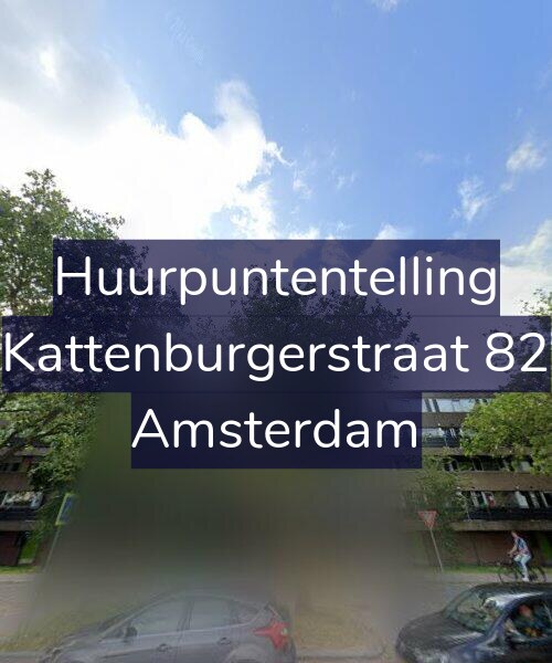 Foto gevel Huurpuntentelling voor Kattenburgerstraat 82, Amsterdam