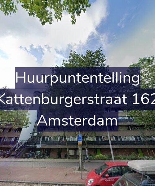 Foto gevel Huurpuntentelling voor Kattenburgerstraat 162, Amsterdam