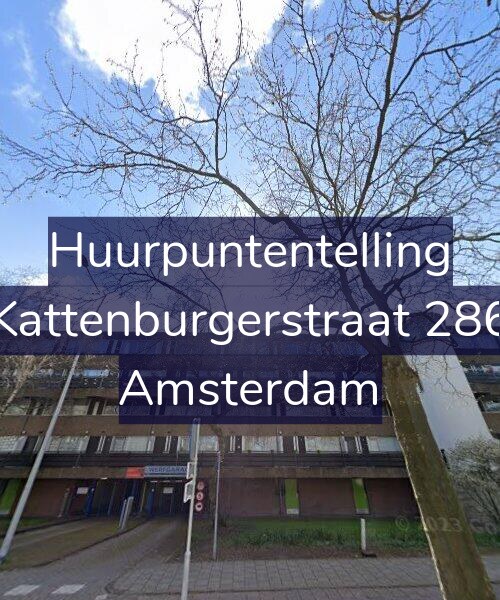 Foto gevel Huurpuntentelling voor Kattenburgerstraat 286, Amsterdam