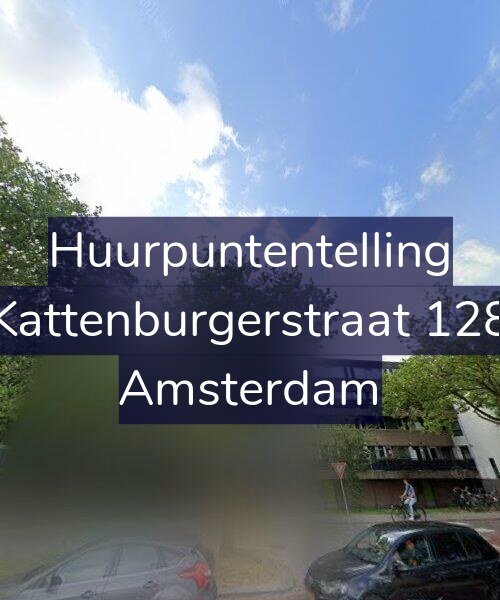 Foto gevel Huurpuntentelling voor Kattenburgerstraat 128, Amsterdam