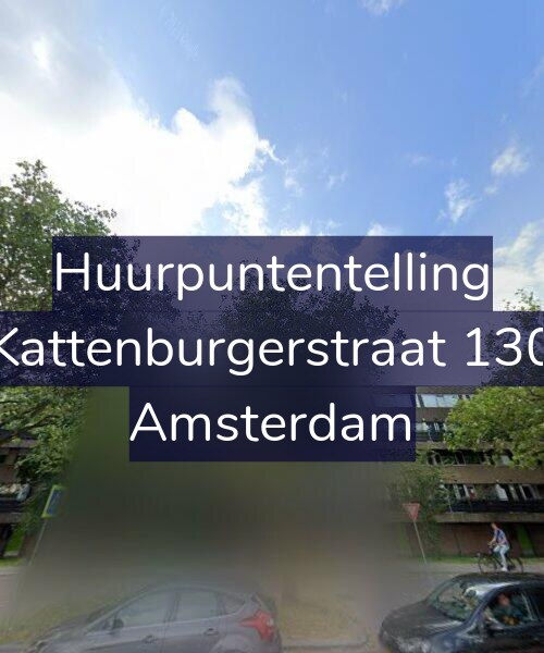 Foto gevel Huurpuntentelling voor Kattenburgerstraat 130, Amsterdam