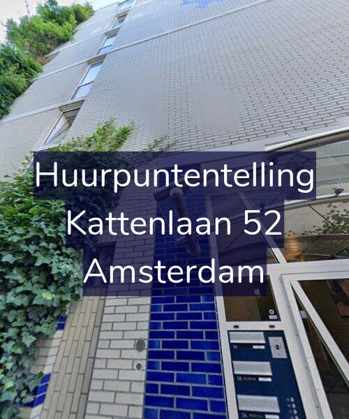 Foto gevel Huurpuntentelling voor Kattenlaan 52, Amsterdam