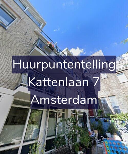 Foto gevel Huurpuntentelling voor Kattenlaan 7, Amsterdam