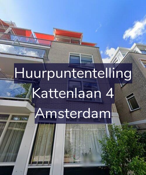 Foto gevel Huurpuntentelling voor Kattenlaan 4, Amsterdam