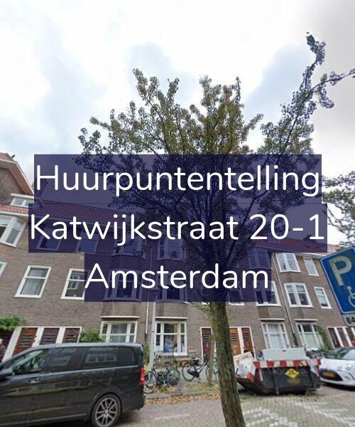 Foto gevel Huurpuntentelling voor Katwijkstraat 20-1, Amsterdam