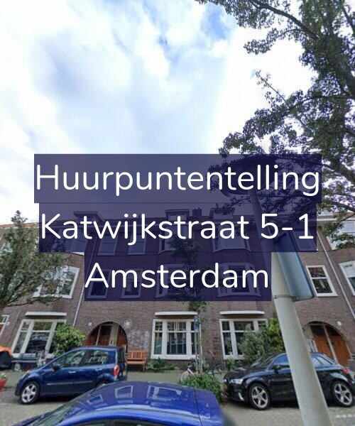 Foto gevel Huurpuntentelling voor Katwijkstraat 5-1, Amsterdam