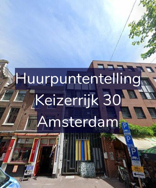 Foto gevel Huurpuntentelling voor Keizerrijk 30, Amsterdam