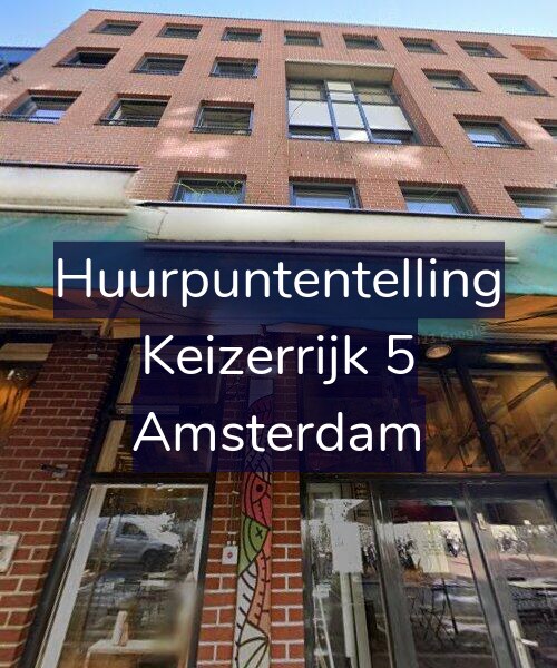 Foto gevel Huurpuntentelling voor Keizerrijk 5, Amsterdam