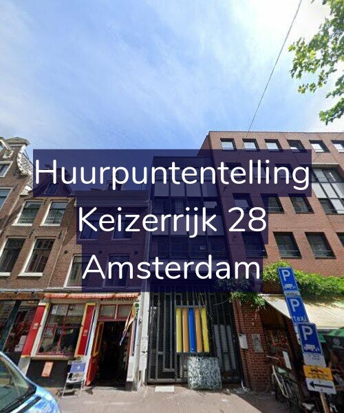 Foto gevel Huurpuntentelling voor Keizerrijk 28, Amsterdam