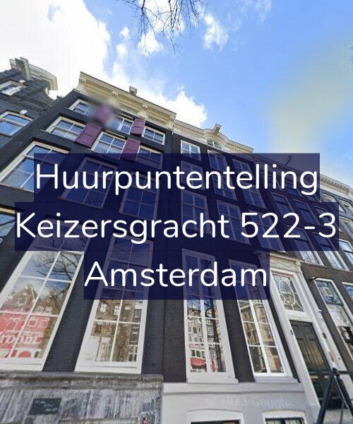 Foto gevel Huurpuntentelling voor Keizersgracht 522-3, Amsterdam
