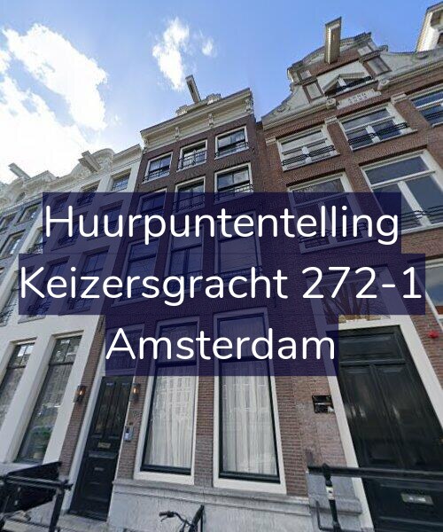 Foto gevel Huurpuntentelling voor Keizersgracht 272-1, Amsterdam