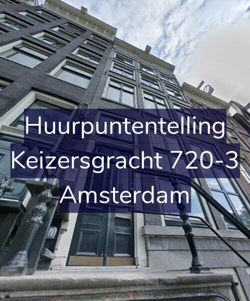 Foto gevel Huurpuntentelling voor Keizersgracht 720-3, Amsterdam