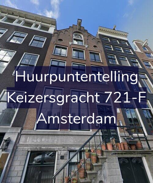 Foto gevel Huurpuntentelling voor Keizersgracht 721-F, Amsterdam