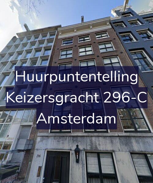 Foto gevel Huurpuntentelling voor Keizersgracht 296-C, Amsterdam