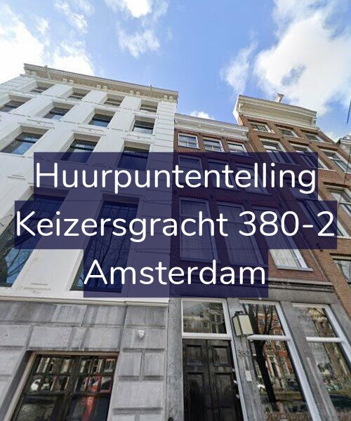 Foto gevel Huurpuntentelling voor Keizersgracht 380-2, Amsterdam