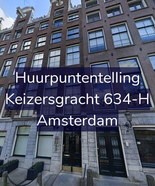Foto gevel Huurpuntentelling voor Keizersgracht 634-H, Amsterdam
