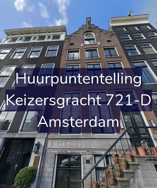 Foto gevel Huurpuntentelling voor Keizersgracht 721-D, Amsterdam
