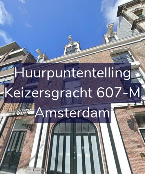 Foto gevel Huurpuntentelling voor Keizersgracht 607-M, Amsterdam
