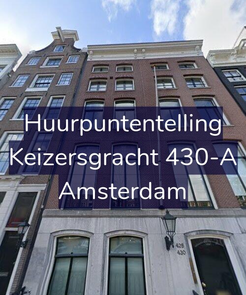 Foto gevel Huurpuntentelling voor Keizersgracht 430-A, Amsterdam