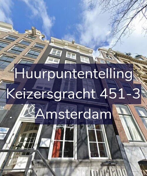 Foto gevel Huurpuntentelling voor Keizersgracht 451-3, Amsterdam