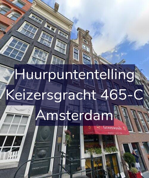 Foto gevel Huurpuntentelling voor Keizersgracht 465-C, Amsterdam