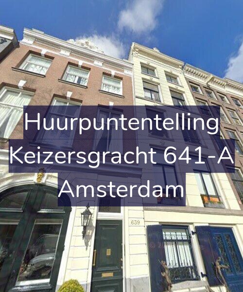 Foto gevel Huurpuntentelling voor Keizersgracht 641-A, Amsterdam