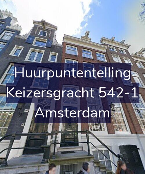 Foto gevel Huurpuntentelling voor Keizersgracht 542-1, Amsterdam