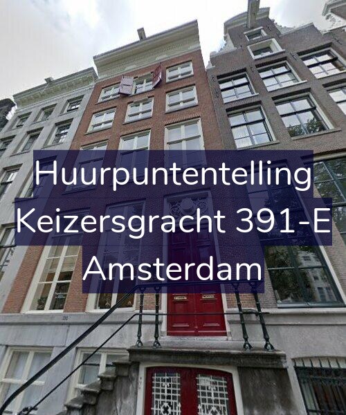 Foto gevel Huurpuntentelling voor Keizersgracht 391-E, Amsterdam