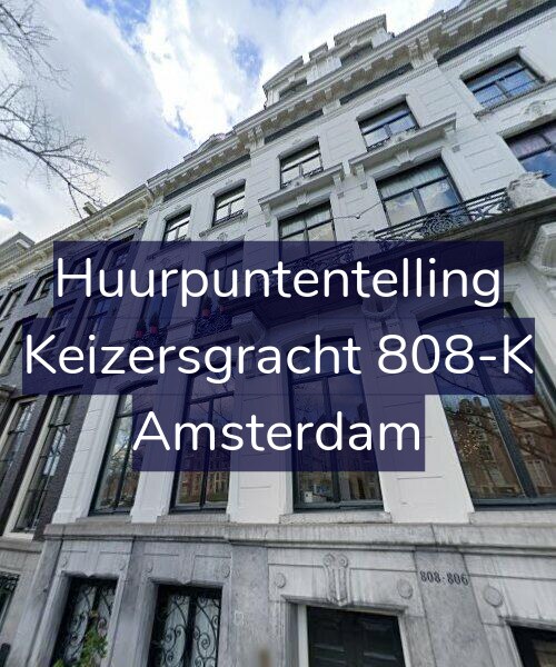 Foto gevel Huurpuntentelling voor Keizersgracht 808-K, Amsterdam