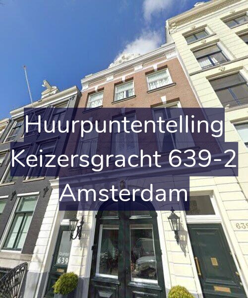 Foto gevel Huurpuntentelling voor Keizersgracht 639-2, Amsterdam